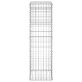 Gabion Basket Post 15.7"x15.7"x55.1" Iron