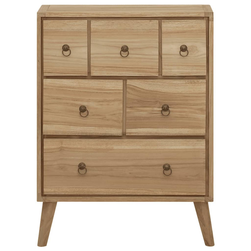 Chest of Drawers 22"x11.8"x31.5" Solid Wood Teak