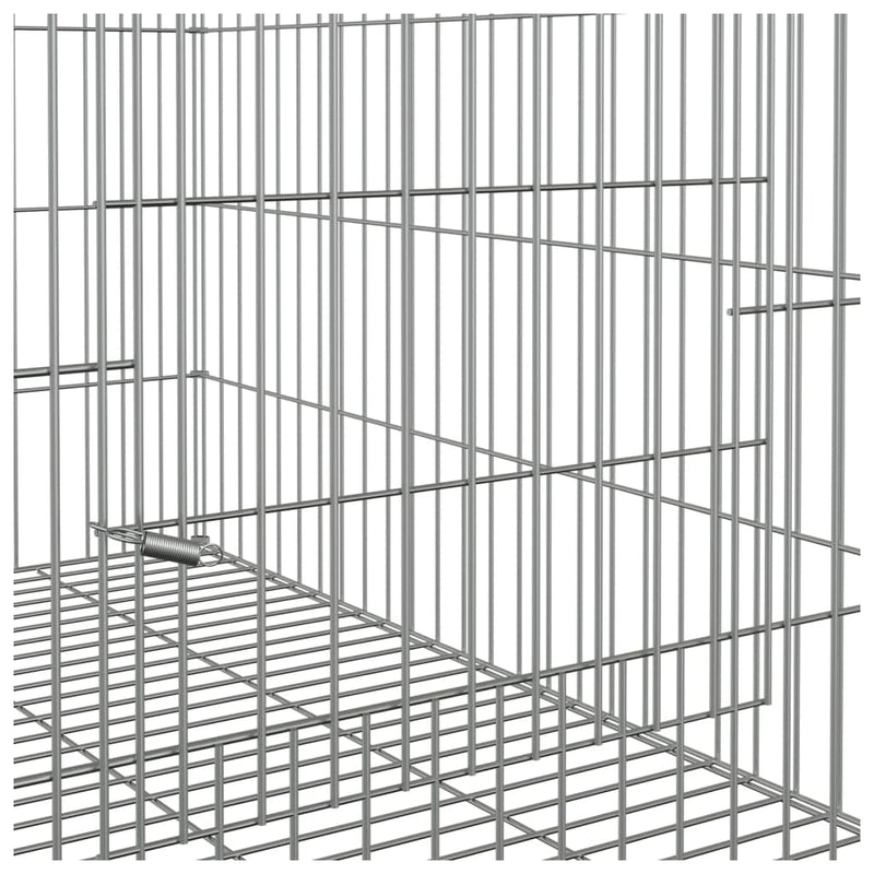 Rabbit Cage 30.7"x21.3"x21.3" Galvanized Iron