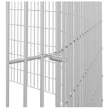 Free Range Animal Enclosure 10-Panel 21.3"x23.6" Galvanized Iron