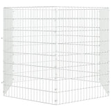 Free Range Animal Enclosure 6-Panel 21.3"x31.5" Galvanized Iron