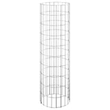 Circular Gabion Pole Galvanized Steel Ø11.8"x39.4"