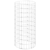 Circular Gabion Pole Galvanized Steel Ø19.7"x39.4"