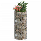 Circular Gabion Pole Galvanized Steel Ø19.7"x39.4"