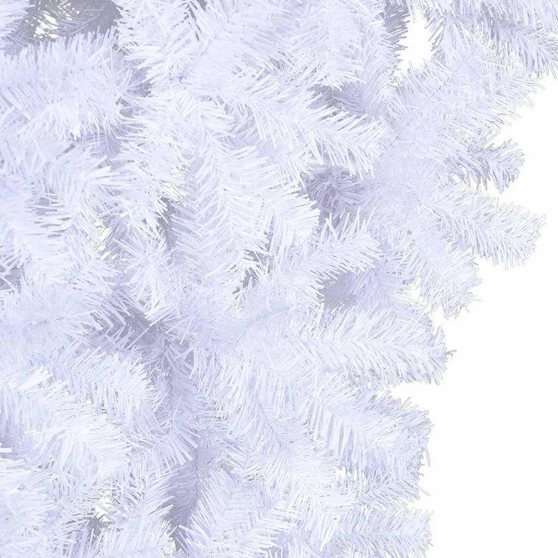 Upside-down Artificial Christmas Tree with Stand White 5 ft