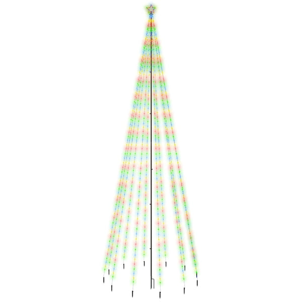 Christmas Tree with Spike Colorful 732 LEDs 16 ft