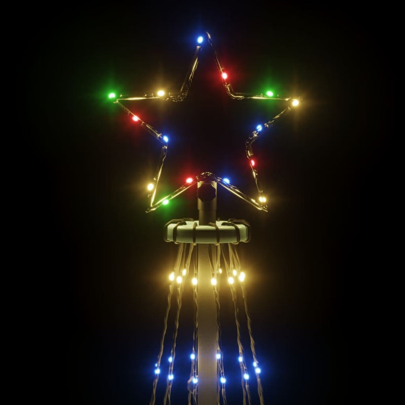 Christmas Tree with Spike Colorful 732 LEDs 16 ft