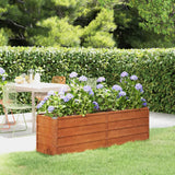 Garden Raised Bed Rusty 63"x15.7"x17.7" Corten Steel