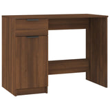 Desk Brown Oak 39.4"x19.7"x29.5" Engineered Wood