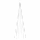 Christmas Tree on Flagpole Warm White 732 LEDs 16 ft