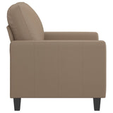 Sofa Chair Cappuccino 23.6" Faux Leather