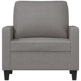 Sofa Chair Light Gray 23.6" Fabric