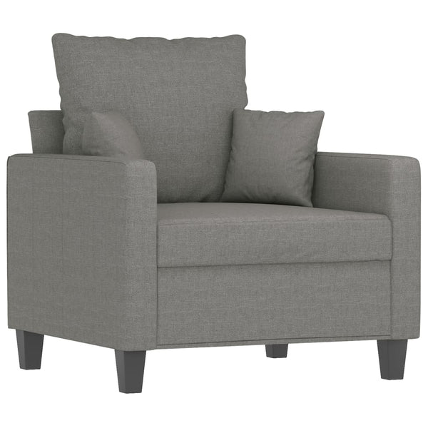 Sofa Chair Dark Gray 23.6" Fabric