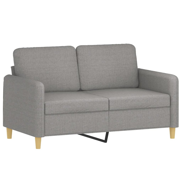 2-Seater Sofa Light Gray 47.2" Fabric