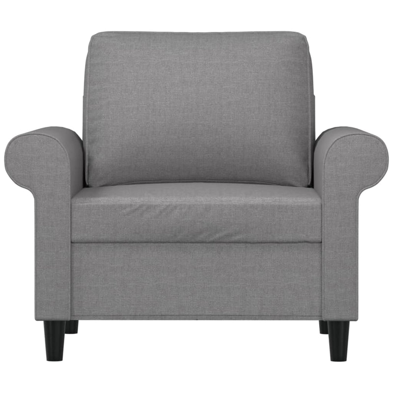 Sofa Chair Light Gray 23.6" Fabric