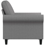 Sofa Chair Light Gray 23.6" Fabric