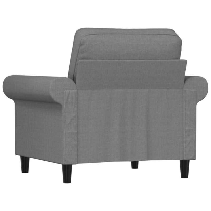 Sofa Chair Light Gray 23.6" Fabric