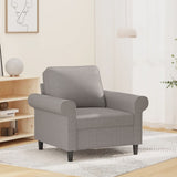 Sofa Chair Light Gray 23.6" Fabric