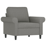 Sofa Chair Dark Gray 23.6" Fabric