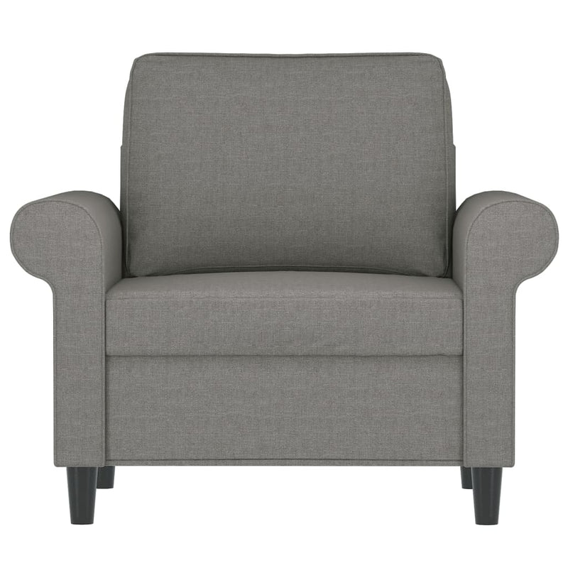 Sofa Chair Dark Gray 23.6" Fabric