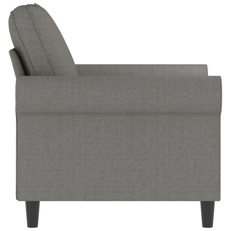 Sofa Chair Dark Gray 23.6" Fabric