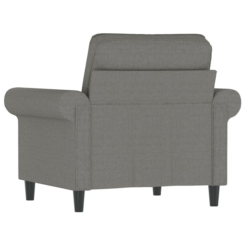 Sofa Chair Dark Gray 23.6" Fabric