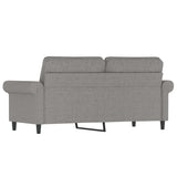 2-Seater Sofa Light Gray 55.1" Fabric