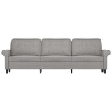 3-Seater Sofa Light Gray 70.9" Fabric