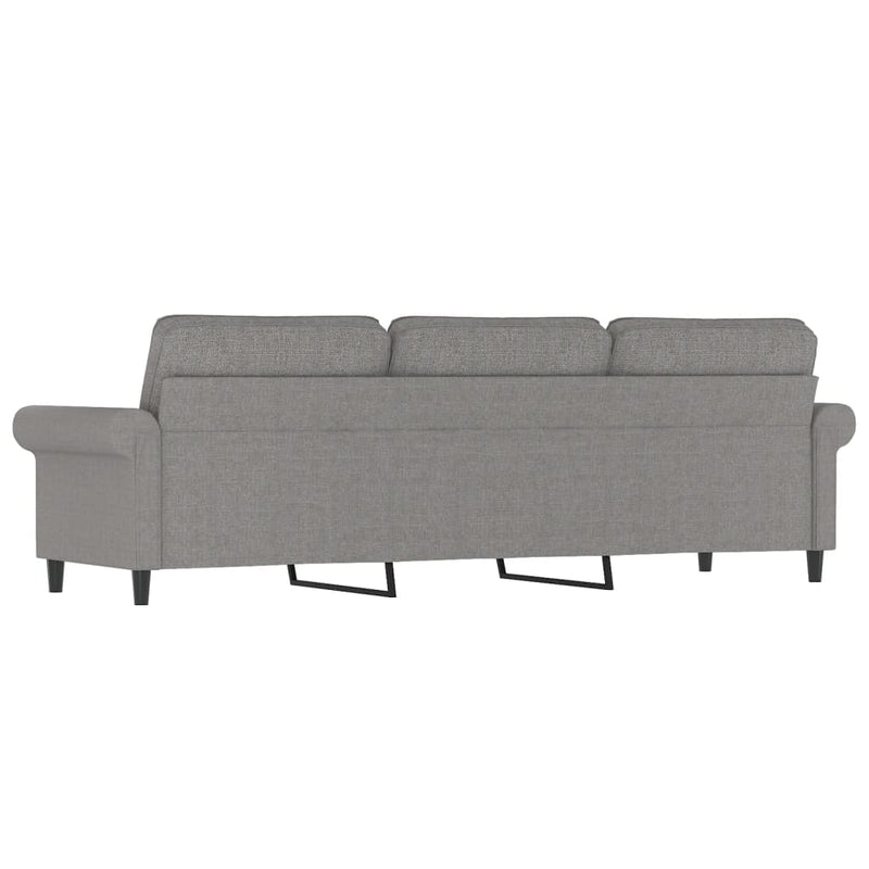 3-Seater Sofa Light Gray 70.9" Fabric