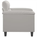 Sofa Chair Light Gray 23.6" Microfiber Fabric