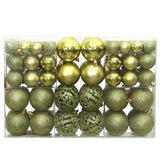 Christmas Baubles 100 pcs Light Green 1.2" / 1.6" / 2.4"