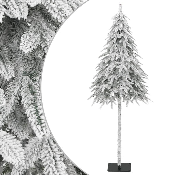 Artificial Christmas Tree with Flocked Snow 82.7"