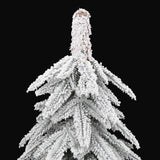 Artificial Christmas Tree with Flocked Snow 82.7"