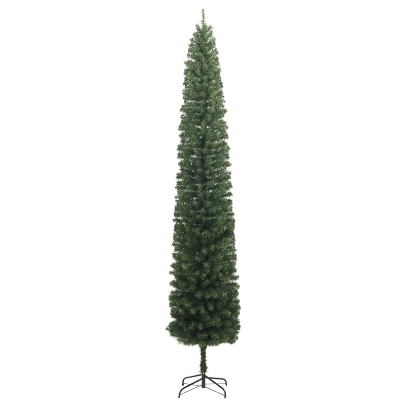 Slim Christmas Tree with Stand 106.3" PVC