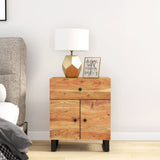 Bedside Cabinet 19.7"x13"x23.6" Solid Wood Acacia&Engineered Wood