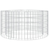 Gabion Fire Pit Ø 39.4" Galvanized Iron