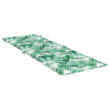 Sun Lounger Cushion Leaf Pattern Oxford Fabric