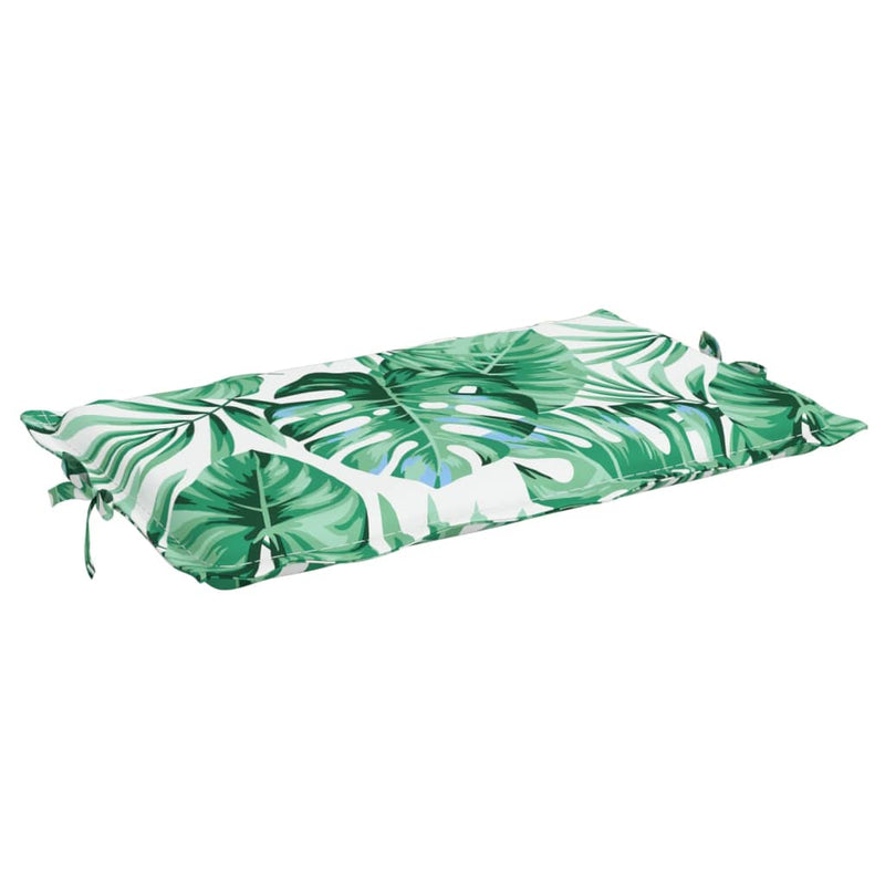 Sun Lounger Cushion Leaf Pattern Oxford Fabric