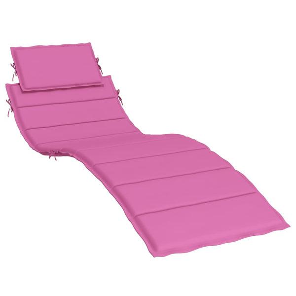 Sun Lounger Cushion Pink Oxford Fabric