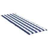 Sun Lounger Cushion Blue&White Stripe Oxford Fabric