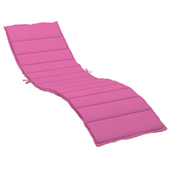 Sun Lounger Cushion Pink Oxford Fabric