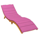 Sun Lounger Cushion Pink Oxford Fabric