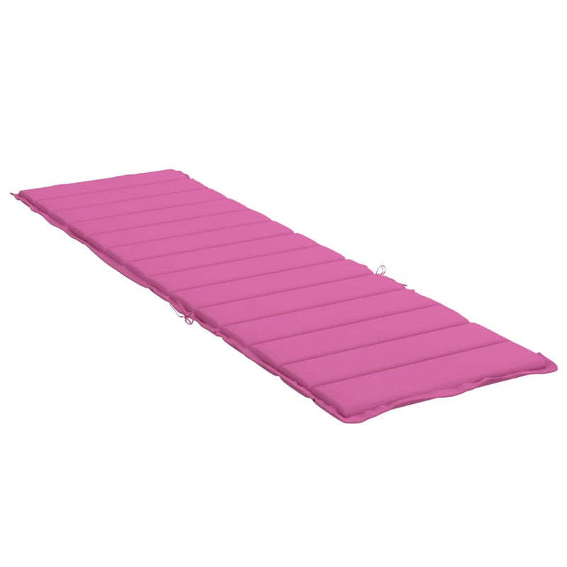 Sun Lounger Cushion Pink Oxford Fabric