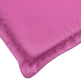 Sun Lounger Cushion Pink Oxford Fabric