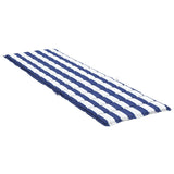 Sun Lounger Cushion Blue&White Stripe Oxford Fabric