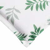 Sun Lounger Cushion Leaf Pattern Oxford Fabric