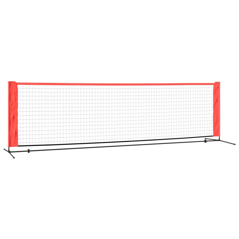 Tennis Net Black and Red 118.1"x39.4"x34.3" Polyester