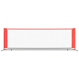 Tennis Net Black and Red 118.1"x39.4"x34.3" Polyester