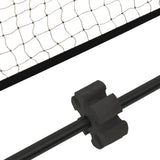 Tennis Net Black and Red 118.1"x39.4"x34.3" Polyester