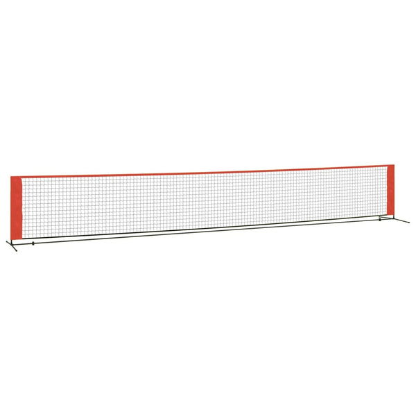 Tennis Net Black and Red 236.2"x39.4"x34.3" Polyester